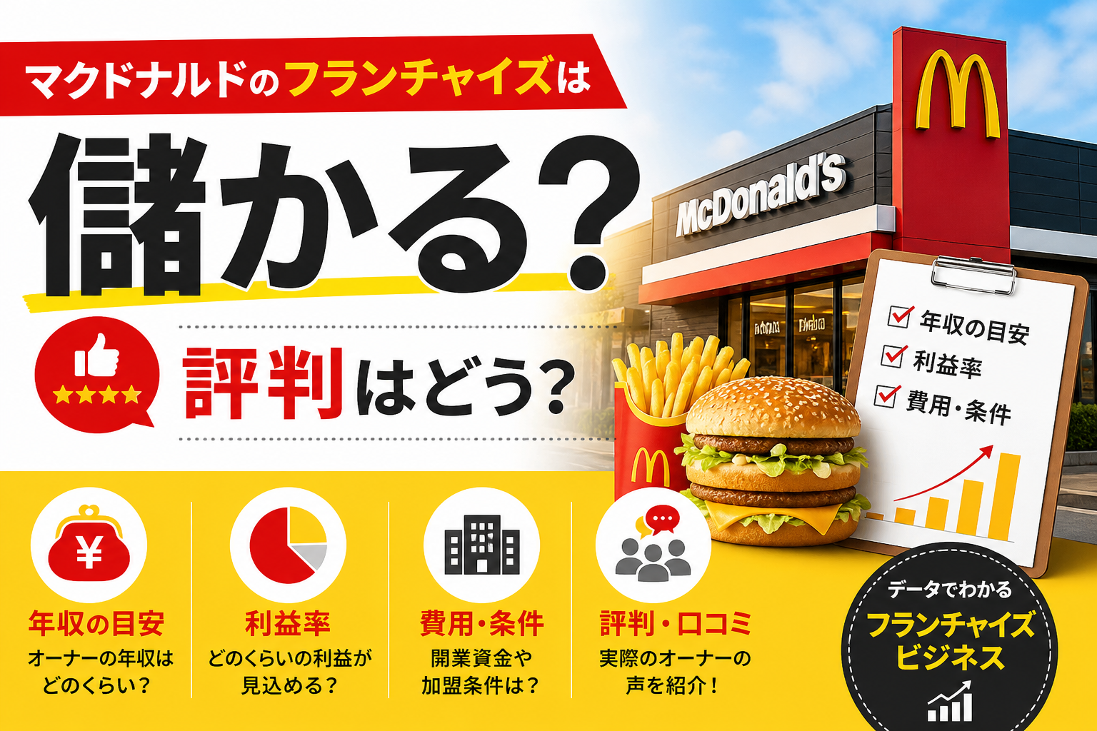 年収900万 マクドナルド